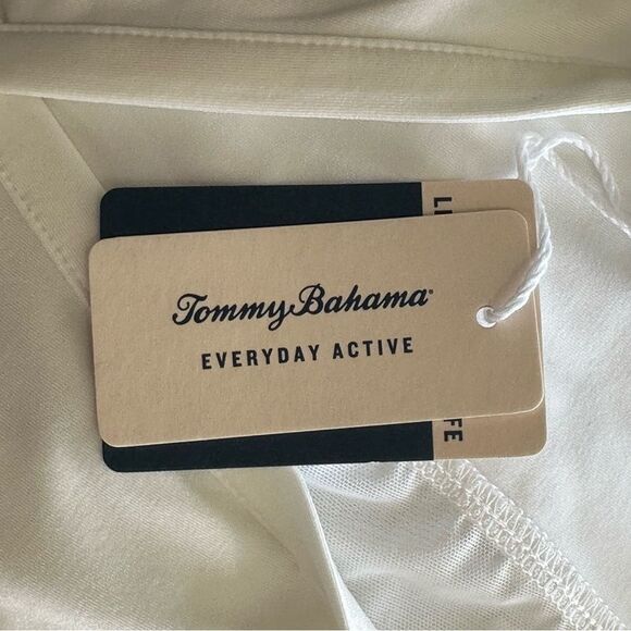 New Tommy Bahama Womens SZ S White Active Top Navy Stripe Skort 2pc Athletic Set - Picture 10 of 12